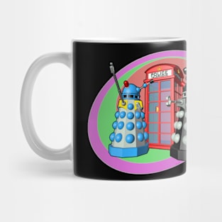 Robots After Ron Turner - Phonebox Mug